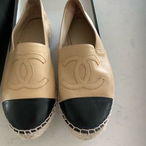 Authentic Chanel espadrilles! Bag and box included!